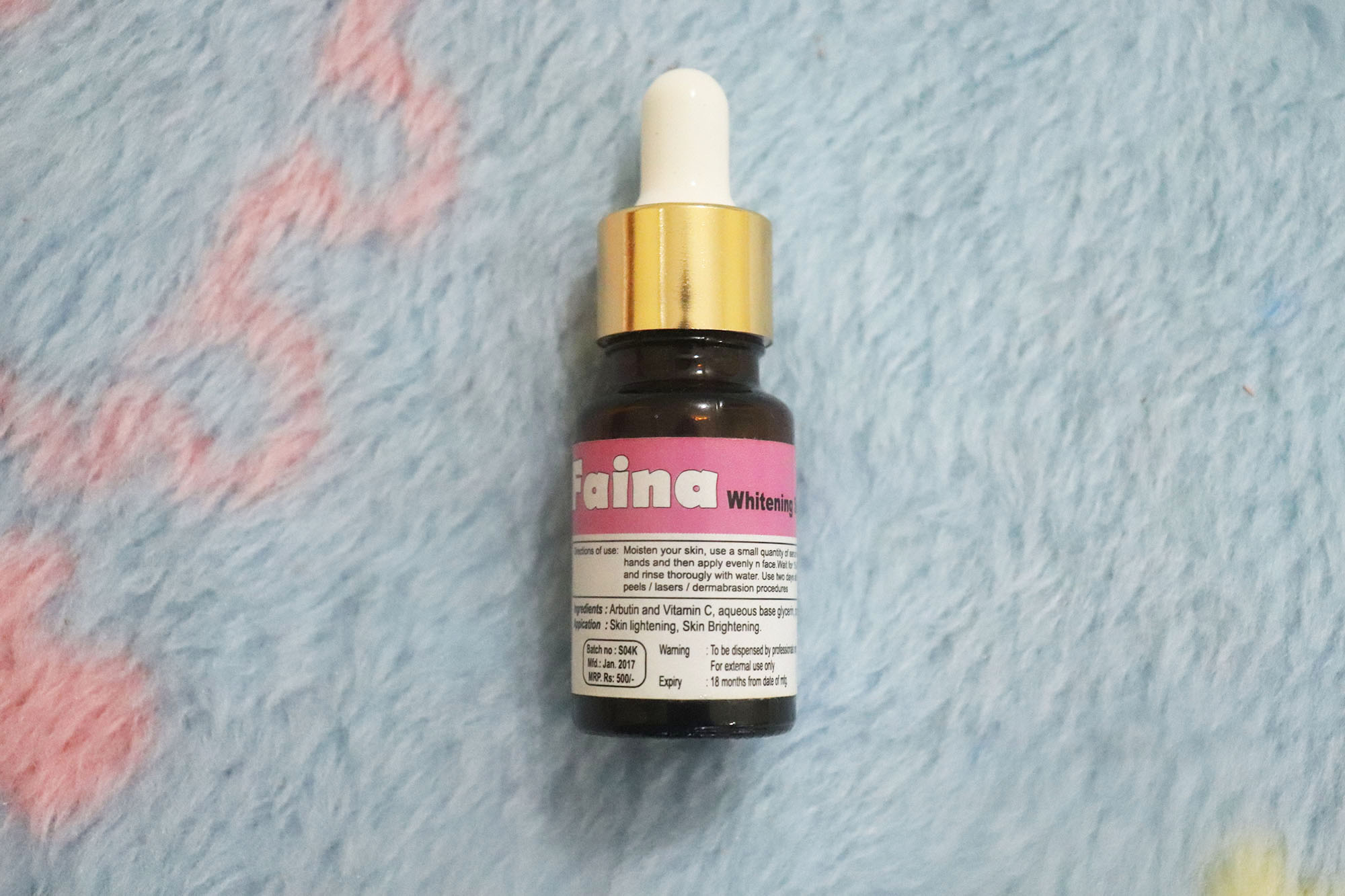 Faina Whitening Serum Review