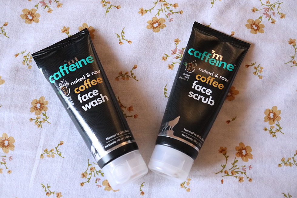 mCaffeine Naked and Raw Coffee Face Wash & Face Scrub Review