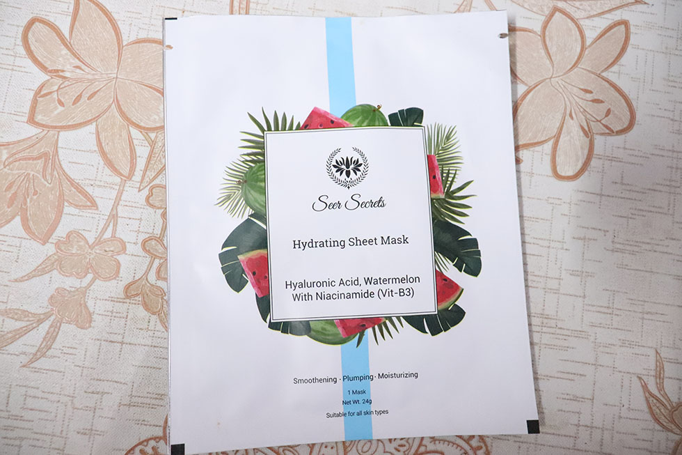 Seer Secret’s Hydrating Sheet Mask Review